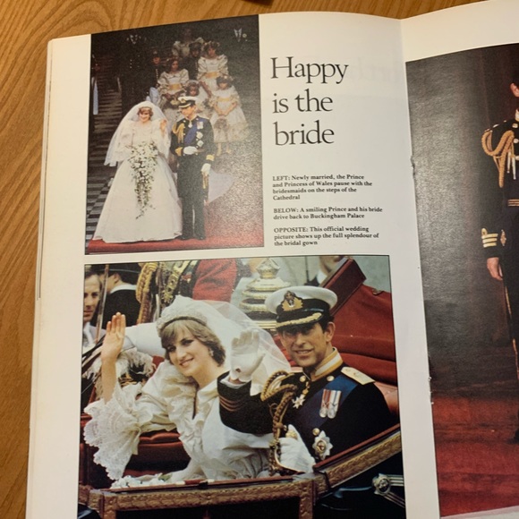 Livre souvenir du prince Charles et lady diana . En anglais 48 pages - Picture 3 of 11